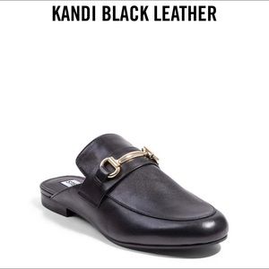 Kandi Leather Steve Madden Loafer Slides
